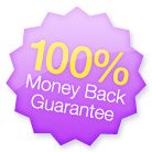 100 % Money Back Guarantee